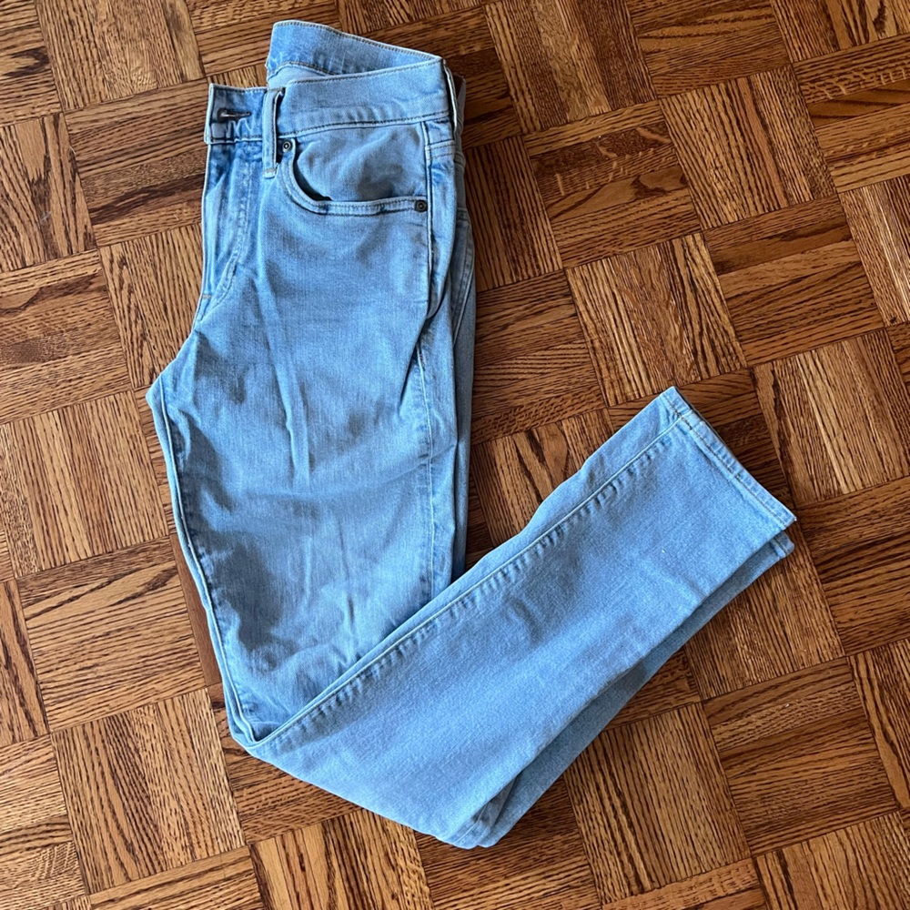 JCrew 250 Skinny Jeans / Light Wash / 28x30 - Picture 2 of 4